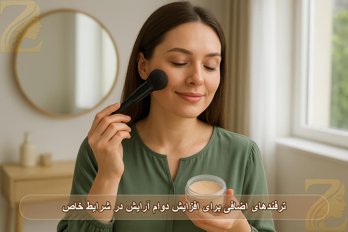 ترفندهای اضافی برای افزایش دوام آرایش در شرایط خاص