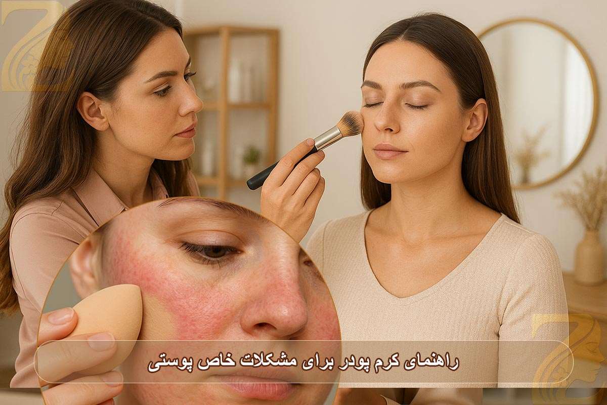 راهنمای کرم‌ پودر برای مشکلات خاص پوستی