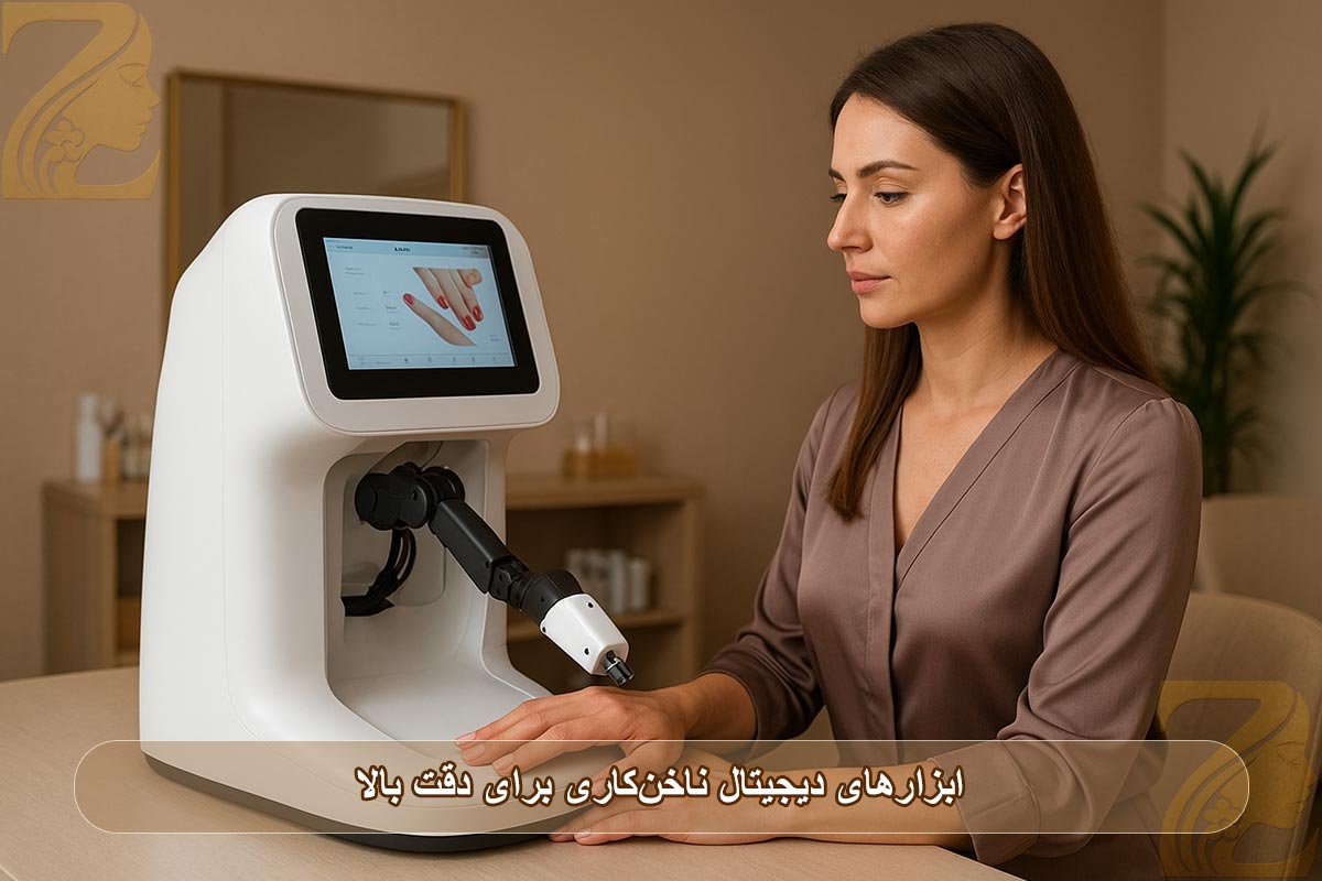 ابزارهای دیجیتال ناخن‌کاری برای دقت و کارایی بالا
