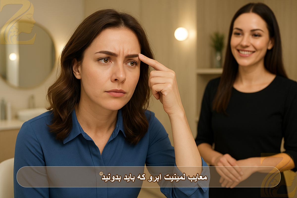 معایب لمینیت ابرو که باید بدونید