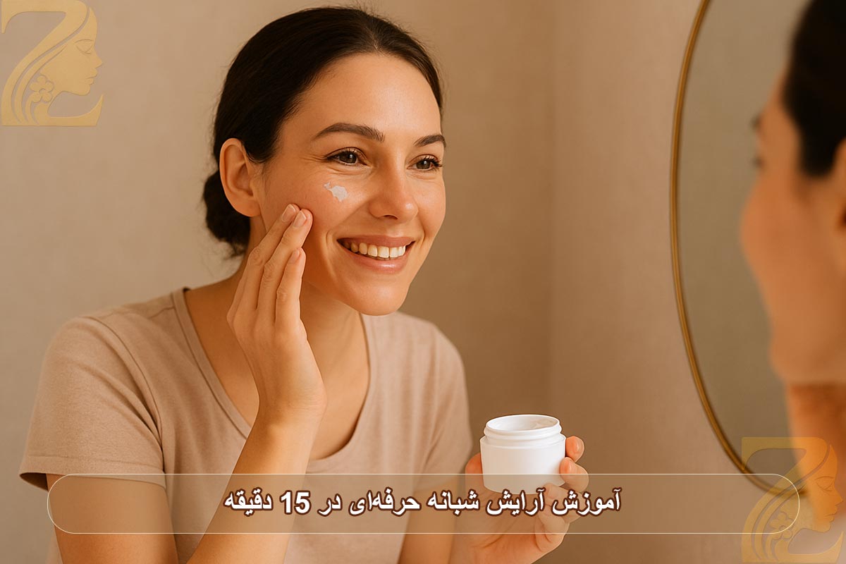 آموزش آرایش شبانه حرفه‌ای در ۱۵ دقیقه