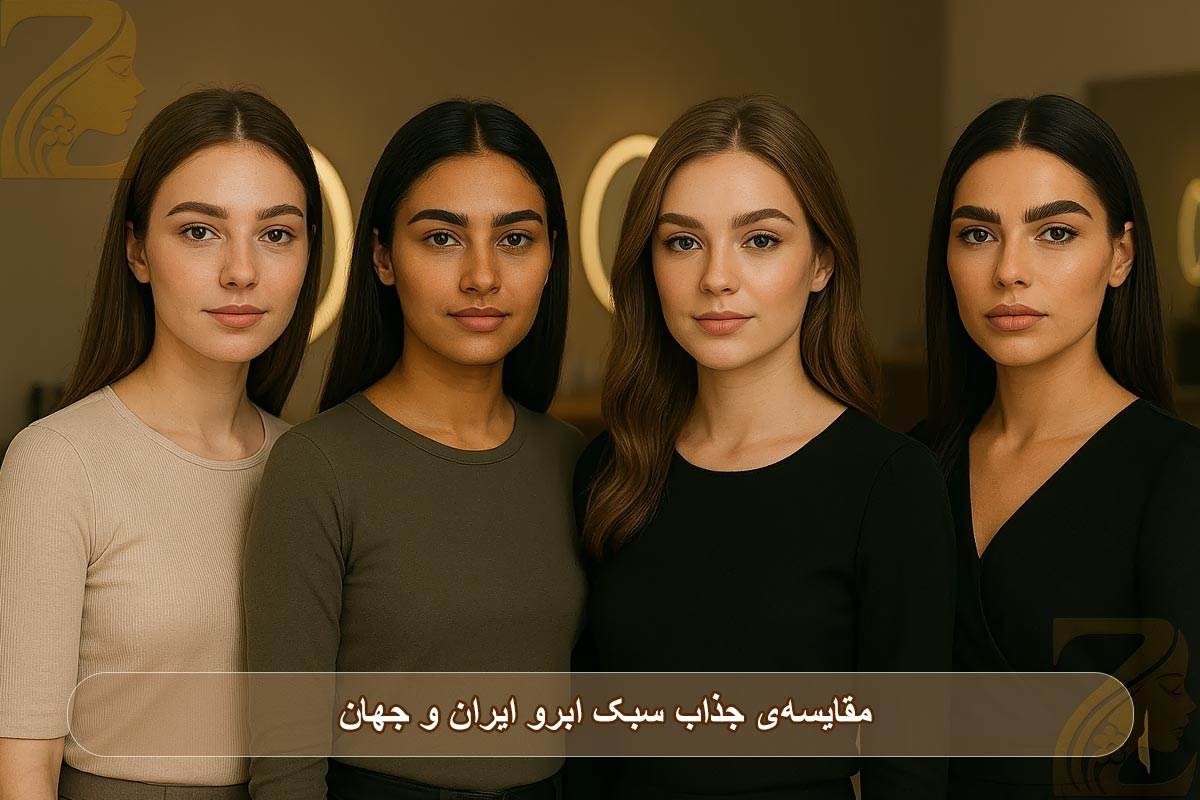 سبک ابرو ایران و جهان را کشف کن: مقایسه‌ای جذاب با ۷ تفاوت اصلی