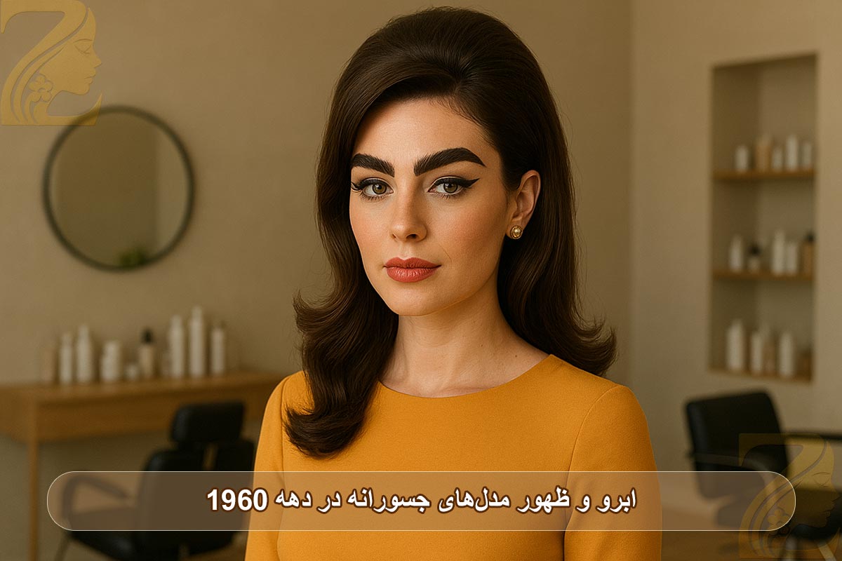 مدل ابرو و ظهور مدلهای جسورانه در دهه ۱۹۶۰