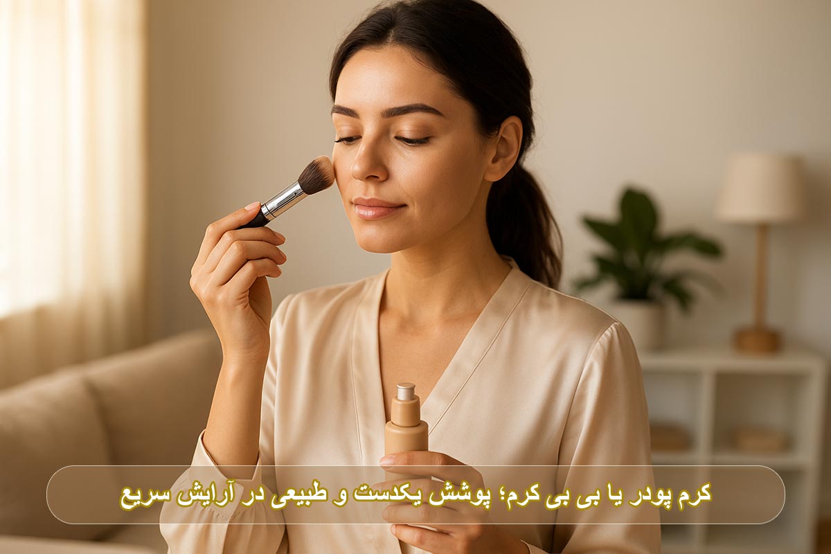 کرم پودر یا بی بی کرم؛ پوشش یکدست و طبیعی