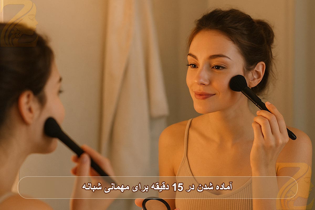 ترفندهای آرایش شبانه: آماده شدن در ۱۵ دقیقه برای مهمانی شبانه