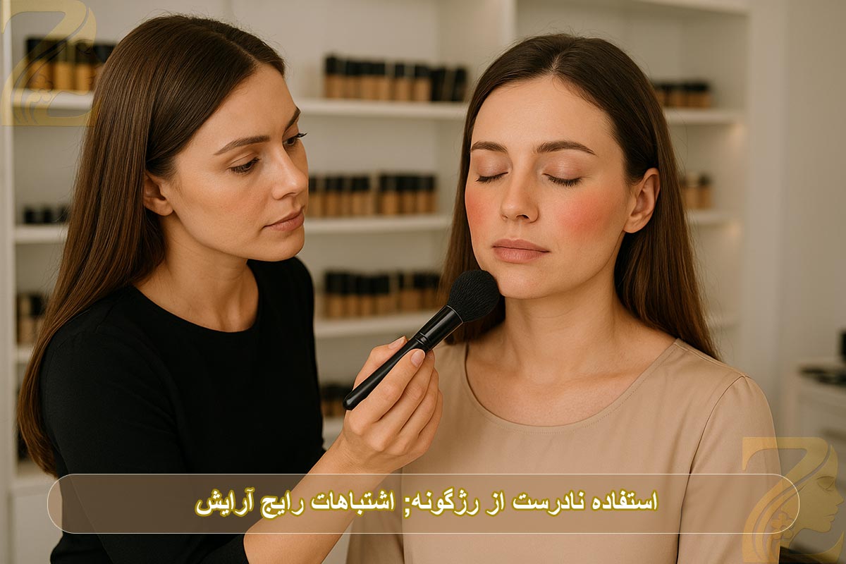 استفاده نادرست از رژگونه