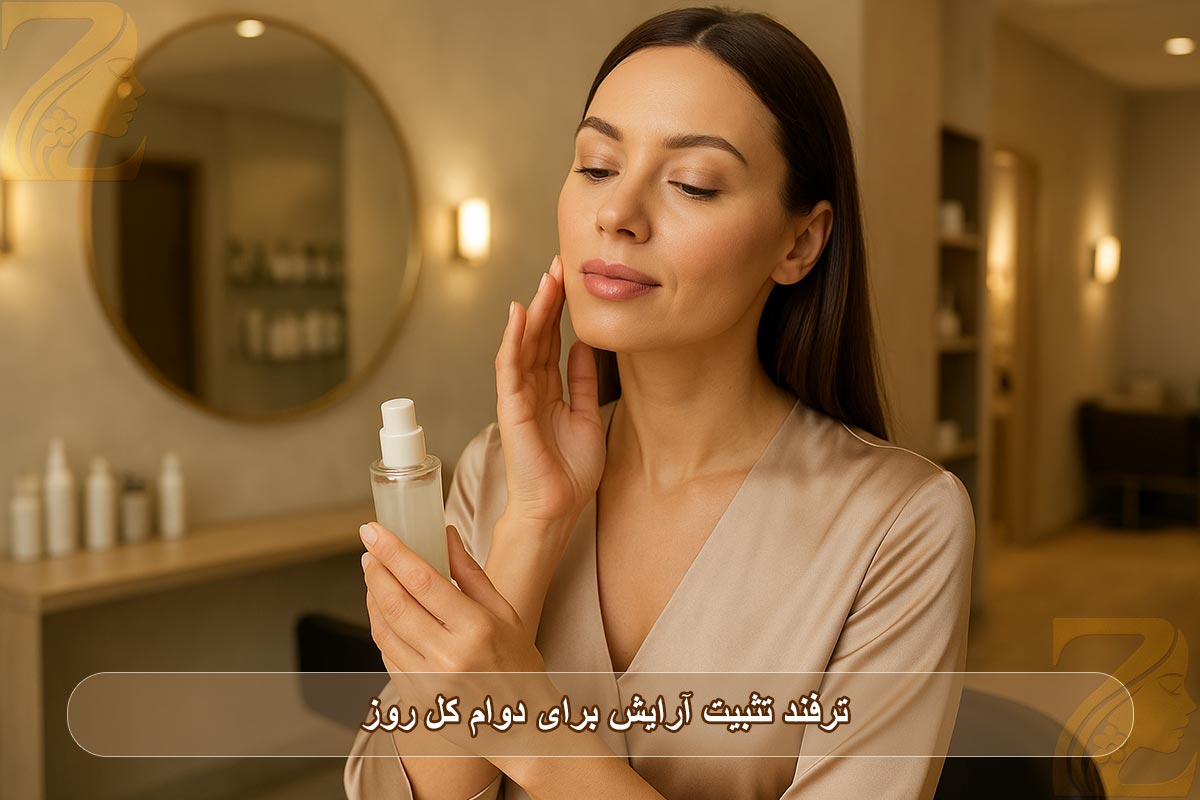 ۱۰ ترفند تثبیت آرایش برای دوام کل روز – کشف کنید