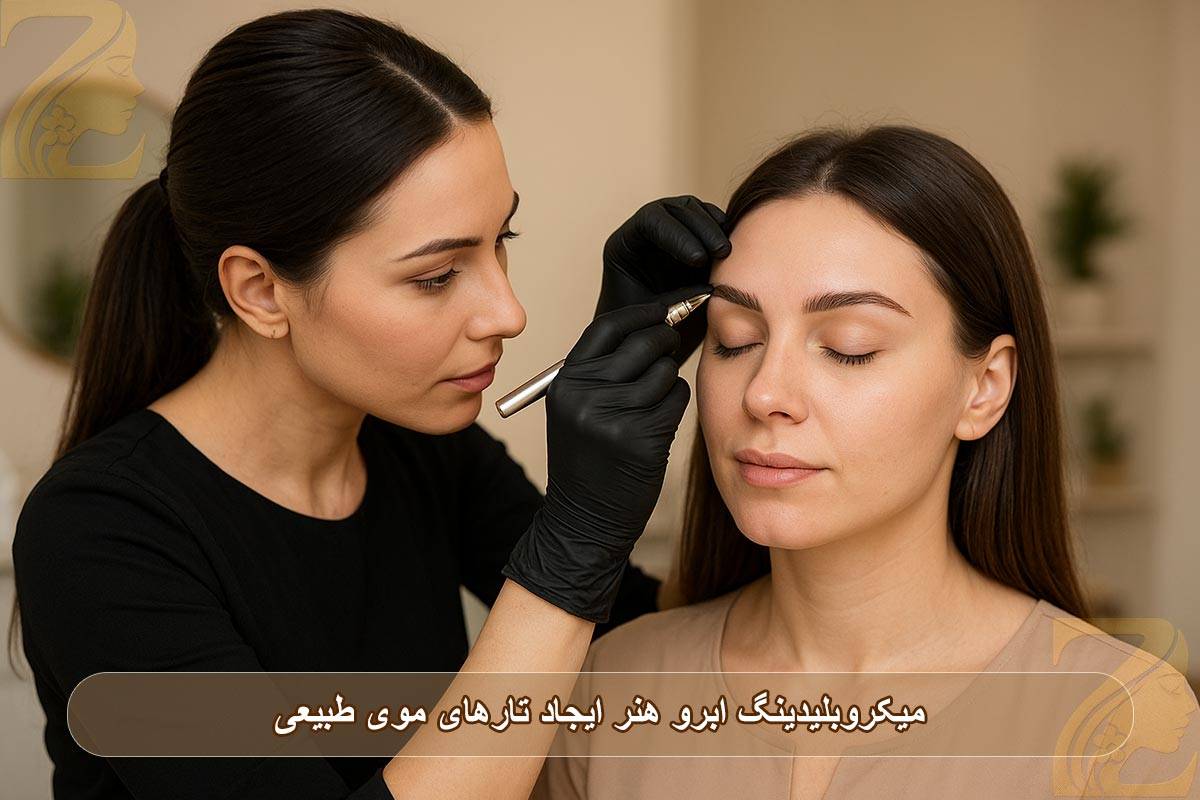 میکروبلیدینگ ابرو: هنر ایجاد تارهای موی طبیعی