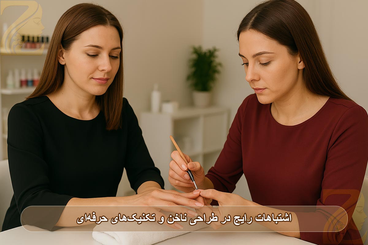 اشتباهات رایج در طراحی ناخن و تکنیک‌های حرفه‌ای