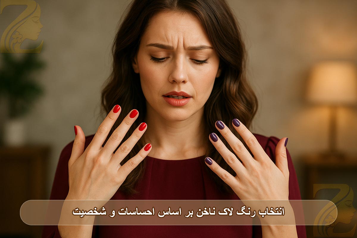 انتخاب رنگ لاک ناخن بر اساس احساسات و شخصیت
