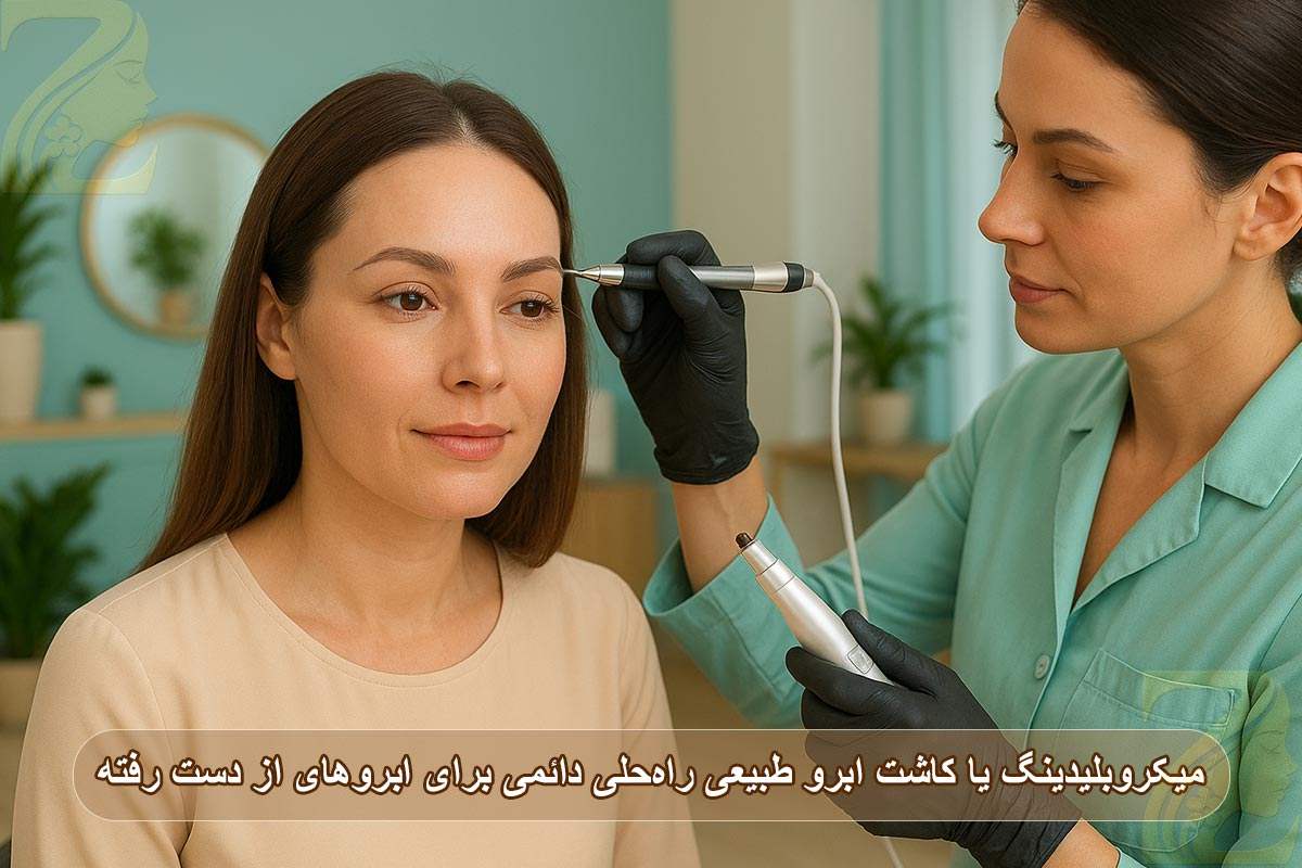 میکروبلیدینگ یا کاشت ابرو طبیعی: راهحلی دائمی برای ابروهای از دست رفته