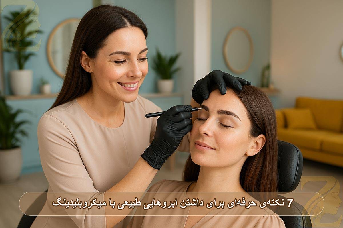 میکروبلیدینگ ابرو: ۷ نکته‌ی حرفه‌ای برای داشتن ابروهایی طبیعی