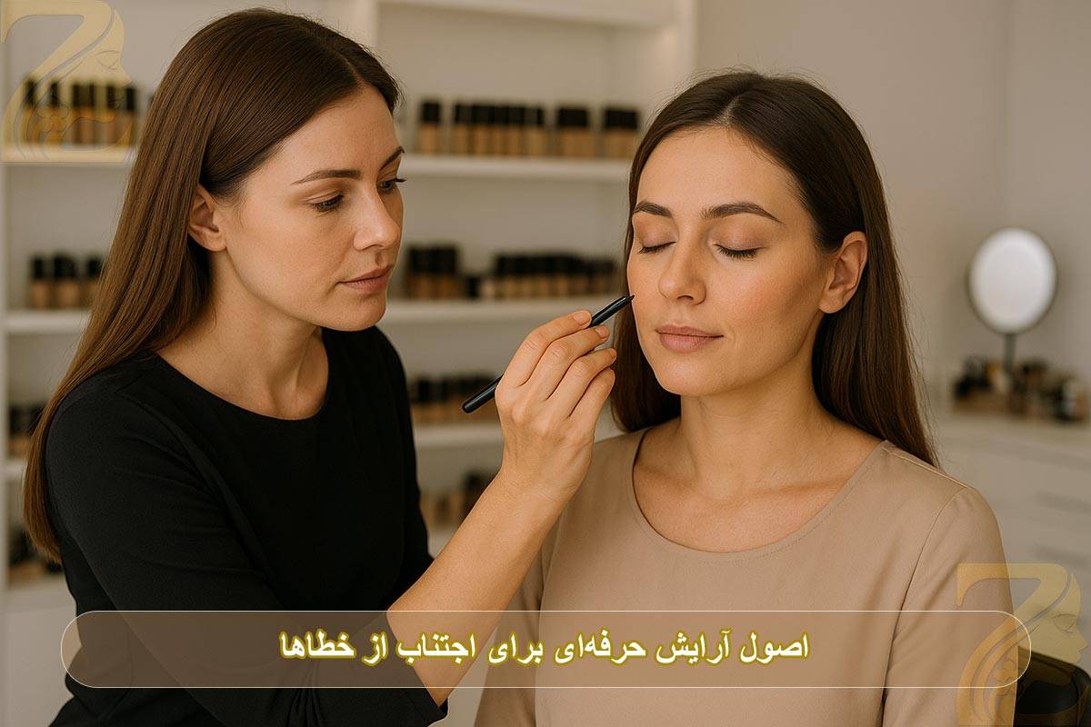 اصول آرایش حرفه‌ای برای اجتناب از خطاها