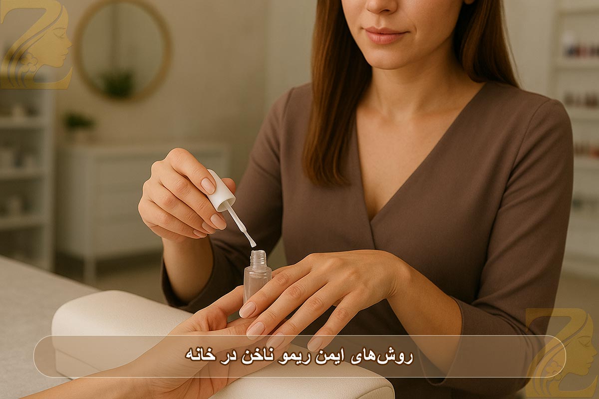 روشهای ایمن ریمو ناخن در خانه