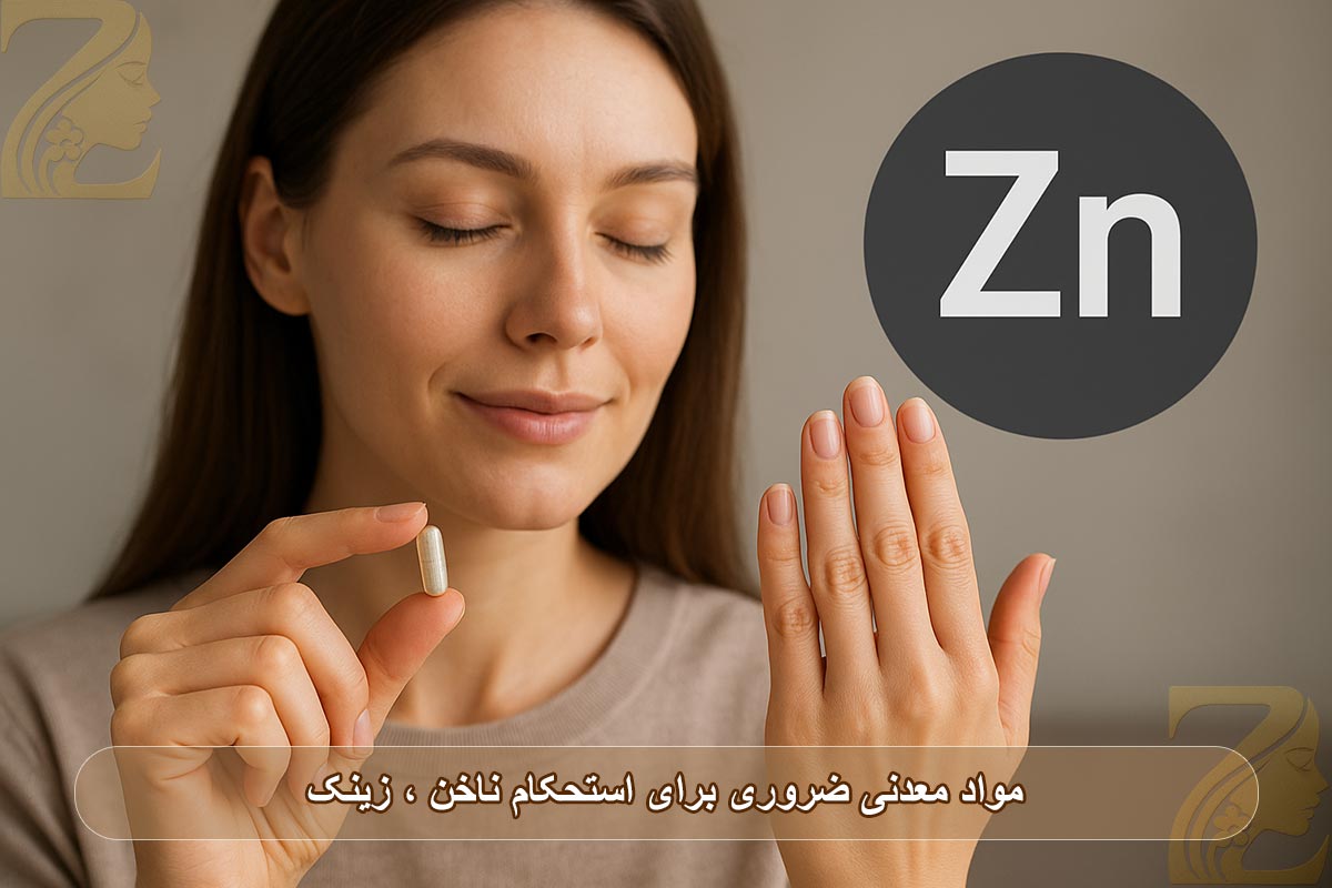 زینک از مواد معدنی ضروری برای استحکام ناخن