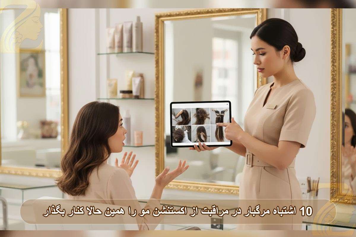 ۱۰ اشتباه مرگبار در مراقبت از اکستنشن مو را همین حالا کنار بگذار