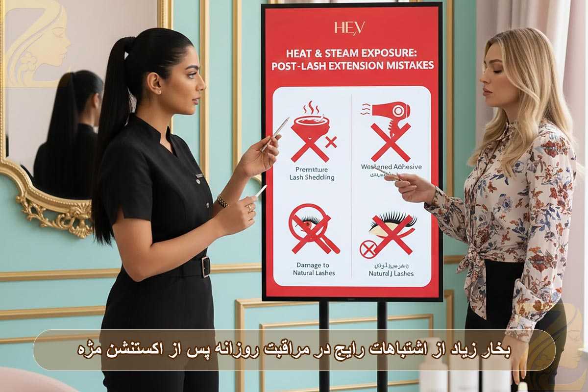 اشتباهات رایج در مراقبت روزانه پس از اکستنشن مژه