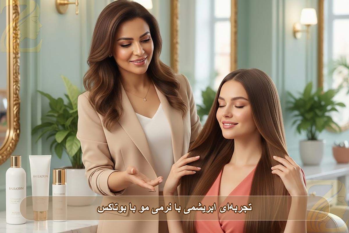 تجربه‌ای ابریشمی نرمی مو با بوتاکس