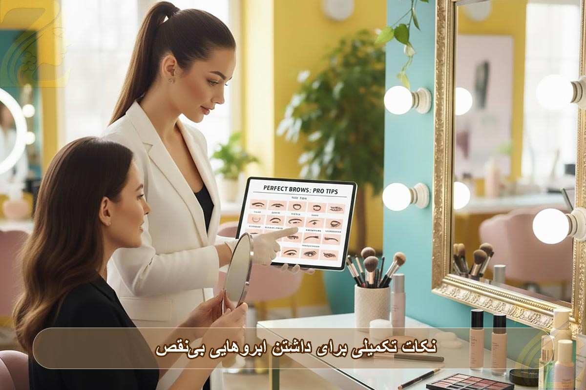 نکات تکمیلی برای داشتن ابروهایی بی‌نقص