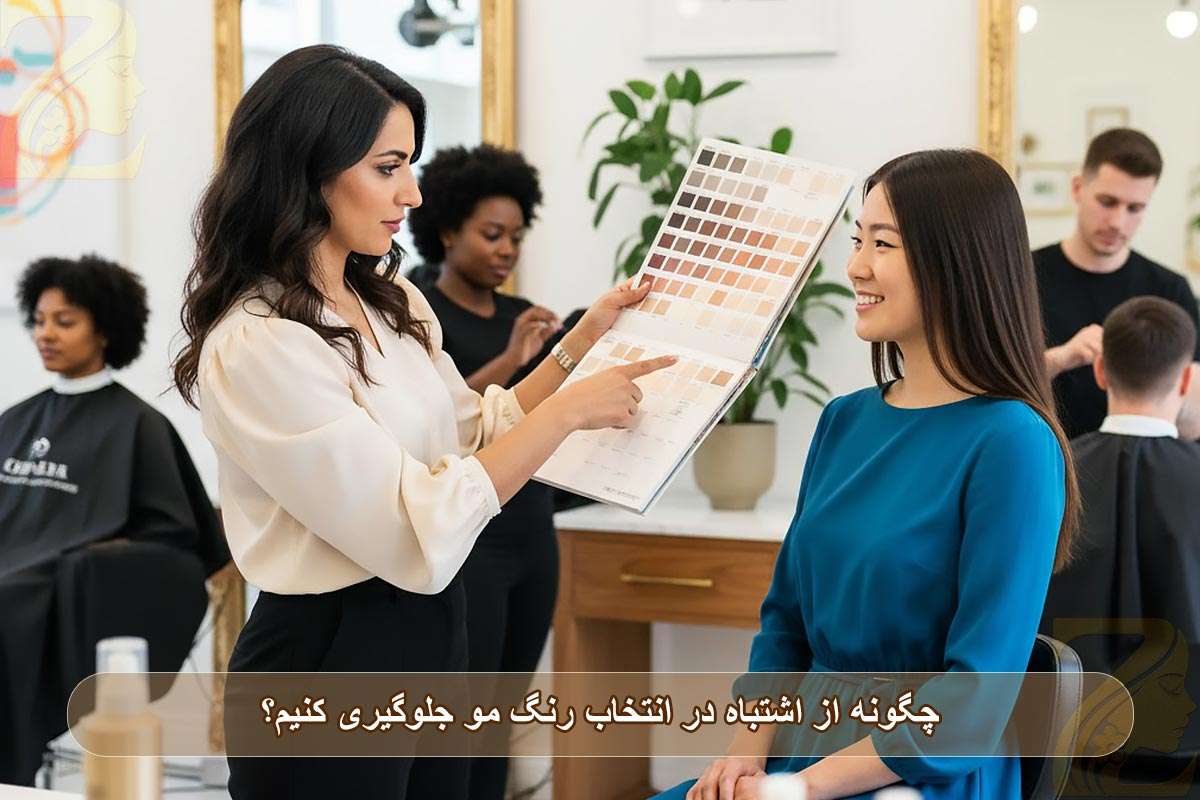 چگونه از اشتباه در انتخاب رنگ مو جلوگیری کنیم؟