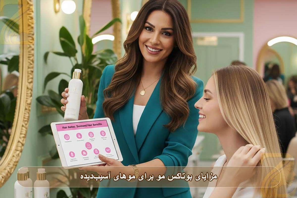 مزایای بوتاکس مو برای موهای آسیب‌دیده