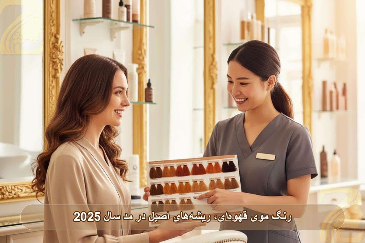 رنگ قهوه‌ای، ریشه‌های اصیل در موی مد سال 2025