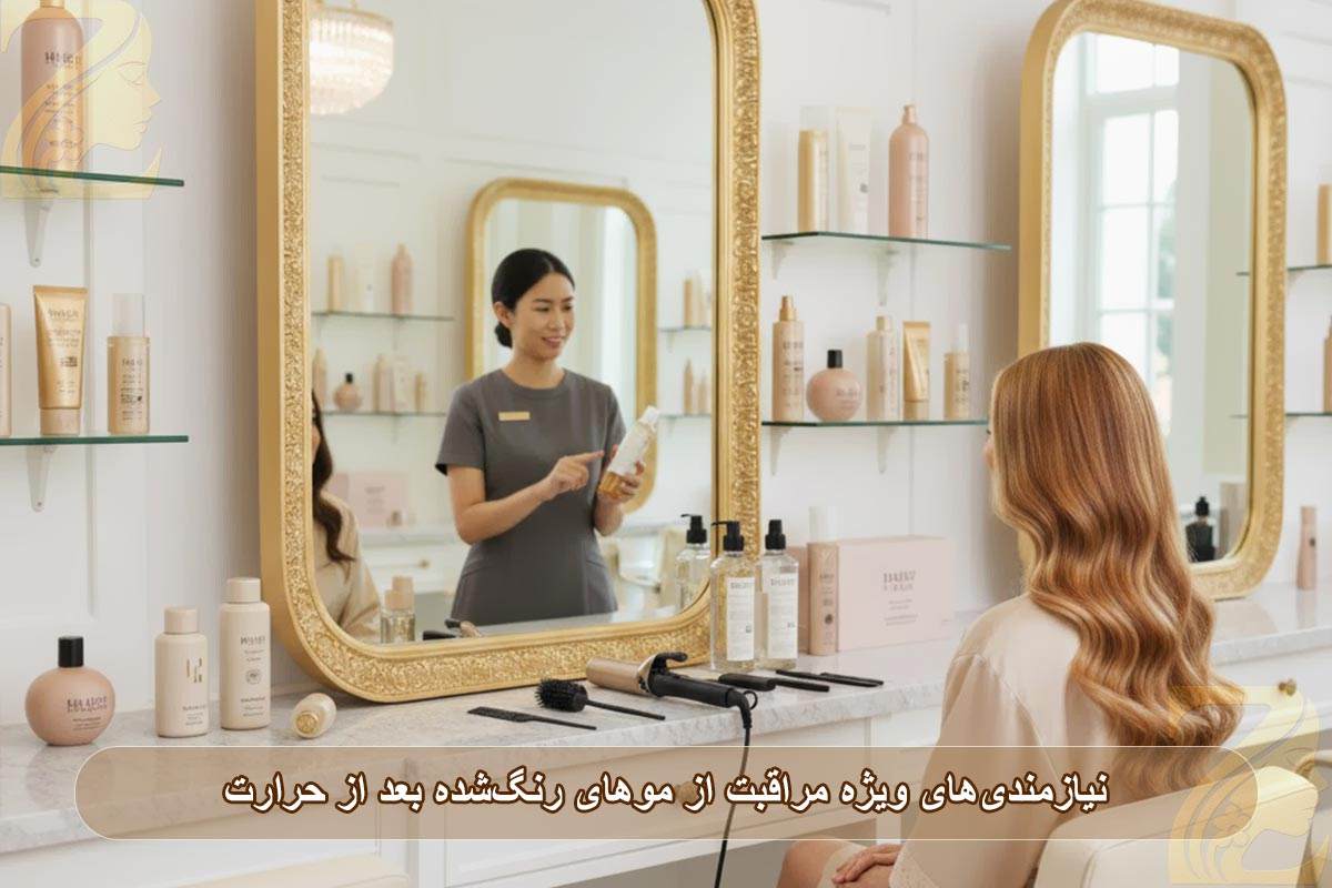 نیازمندی‌های ویژه مراقبت از موهای رنگ‌شده بعد از حرارت