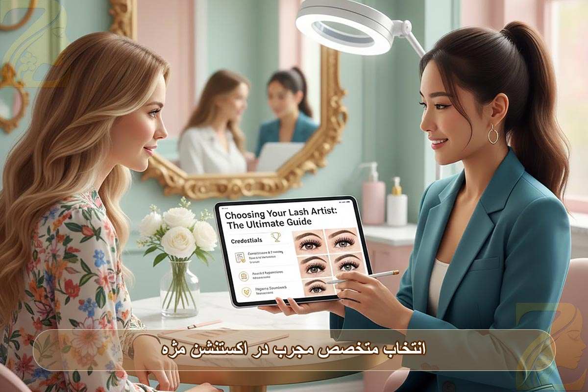 انتخاب متخصص مجرب در اکستنشن مژه