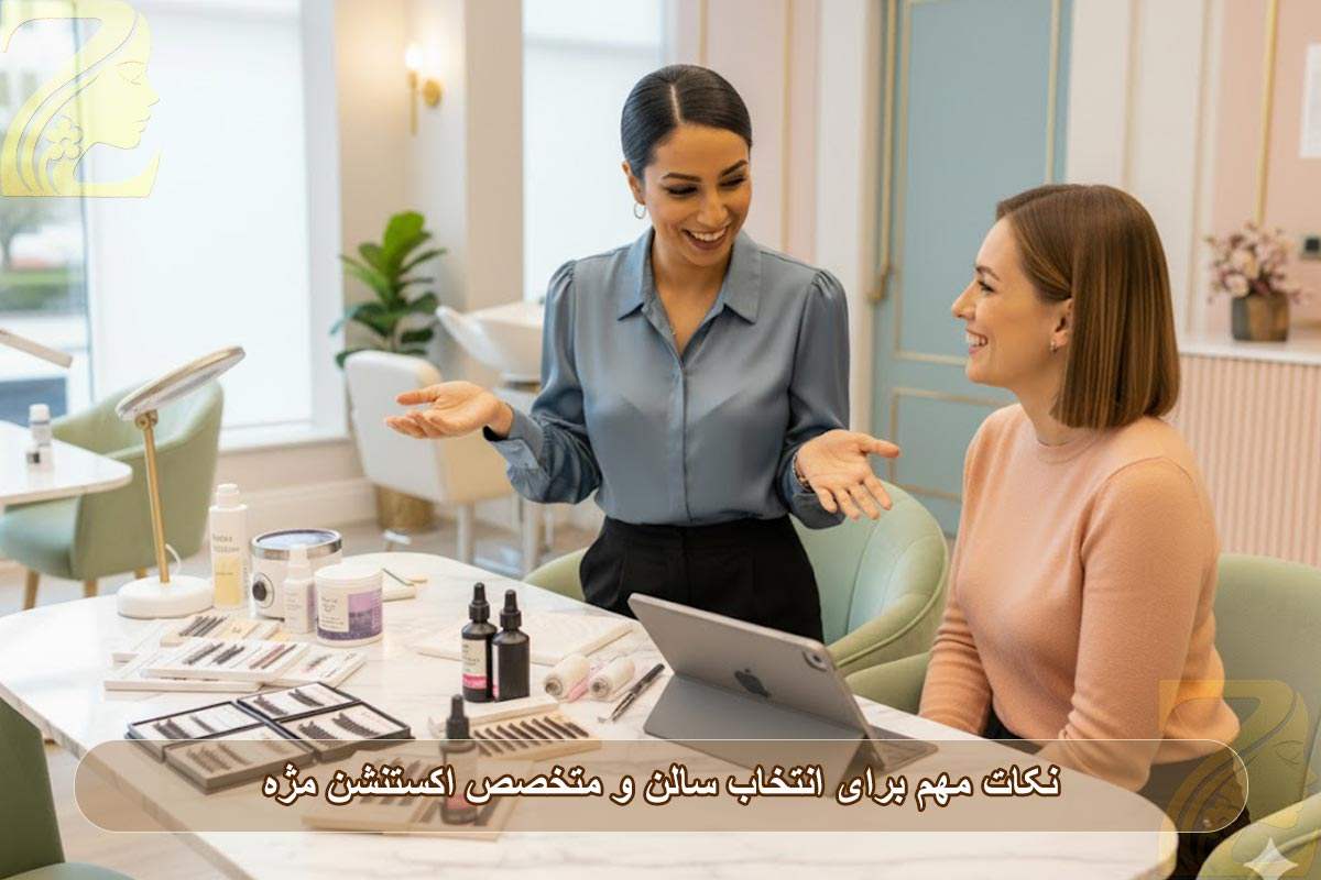 نکات مهم برای انتخاب سالن و متخصص اکستنشن مژه
