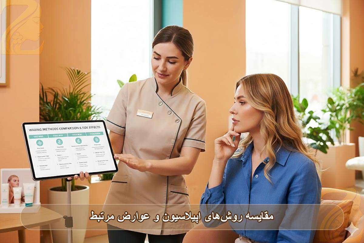 مقایسه روش های اپیلاسیون و عوارض مرتبط
