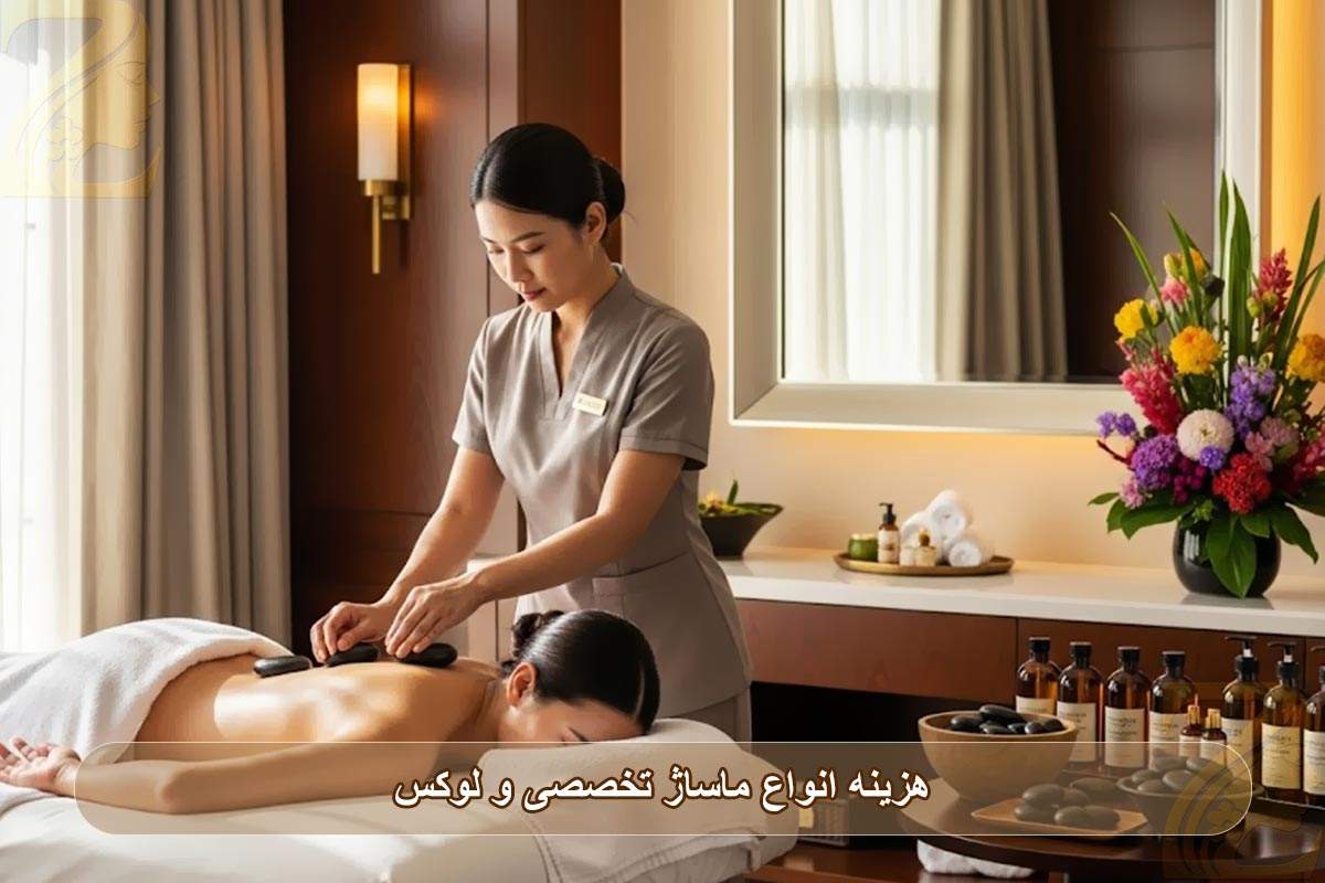 هزینه انواع ماساژ تخصصی و لوکس