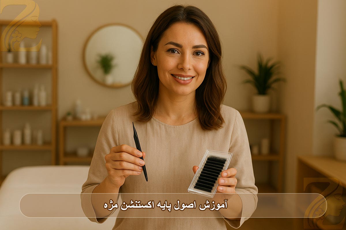 آموزش اصول پایه اکستنشن مژه