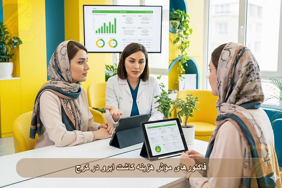 فاکتورهای مؤثر بر هزینه کاشت ابرو در کرج