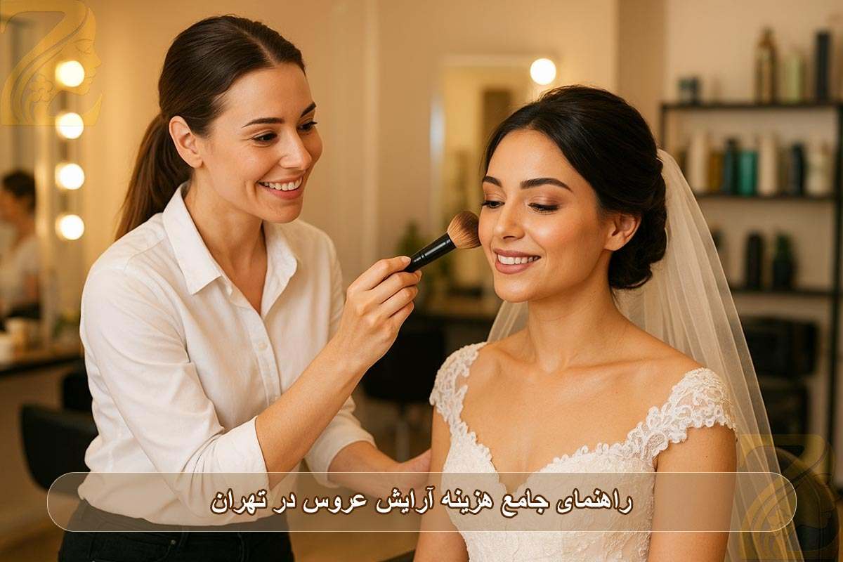 هزینه آرایش عروس در تهران: راهنمای جامع ۱۴۰۴