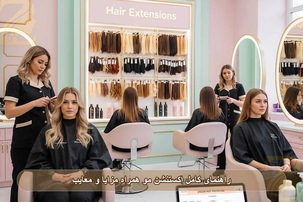 اکستنشن مو: راهنمای کامل ۶ روش داغ ۲۰۲۴ با مزایا و معایب