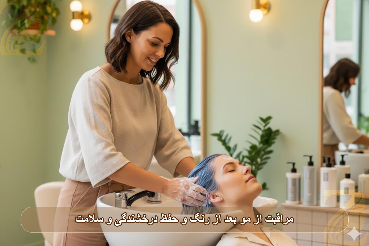 حفظ درخشندگی و سلامت با مراقبت از مو بعد از رنگ