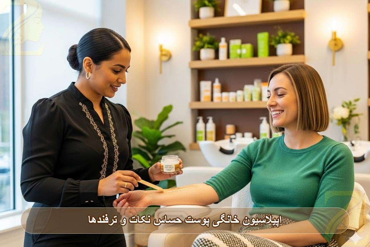 نکات و ترفندها اپیلاسیون خانگی پوست حساس