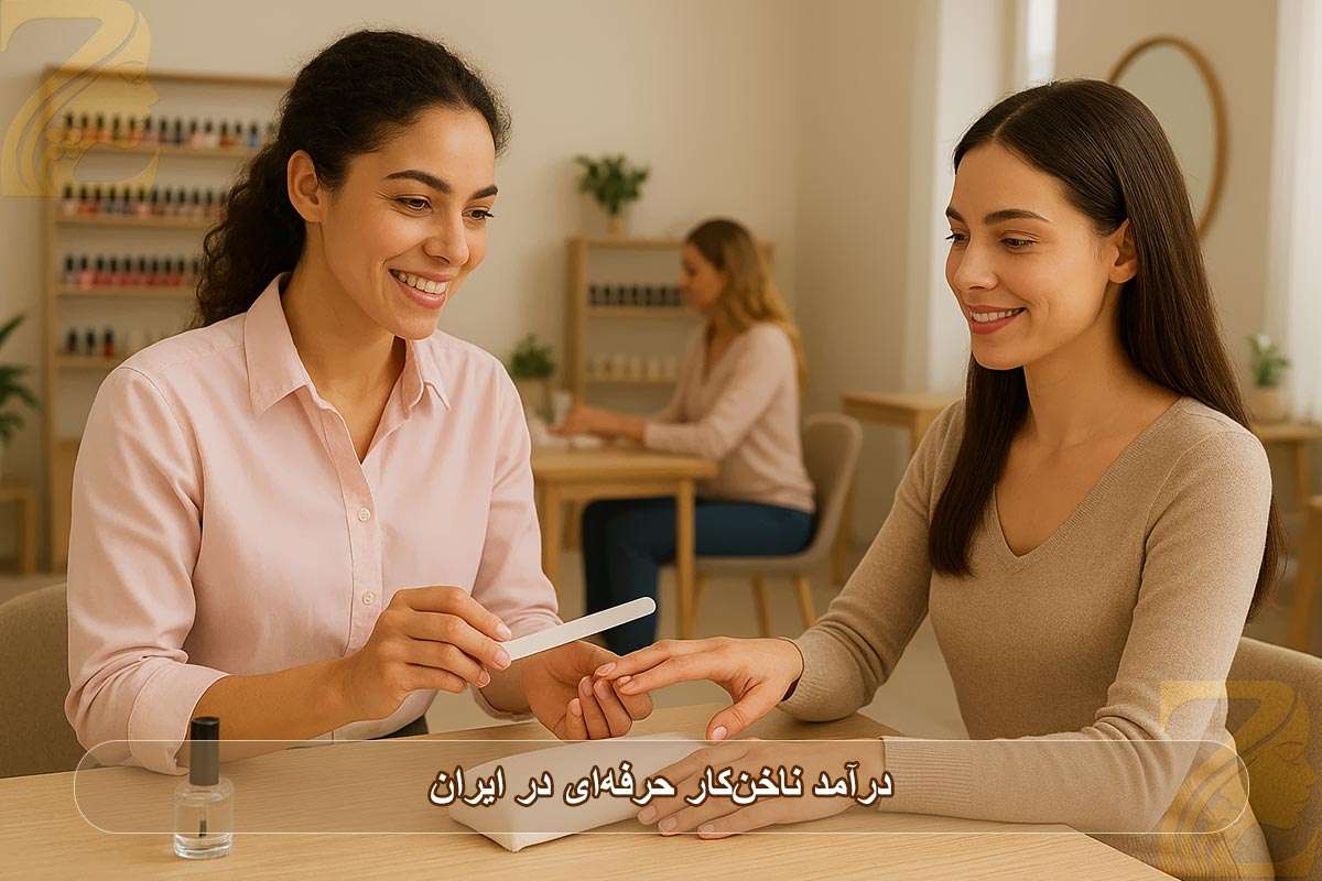 درآمد ناخن‌کار حرفه‌ای در ایران
