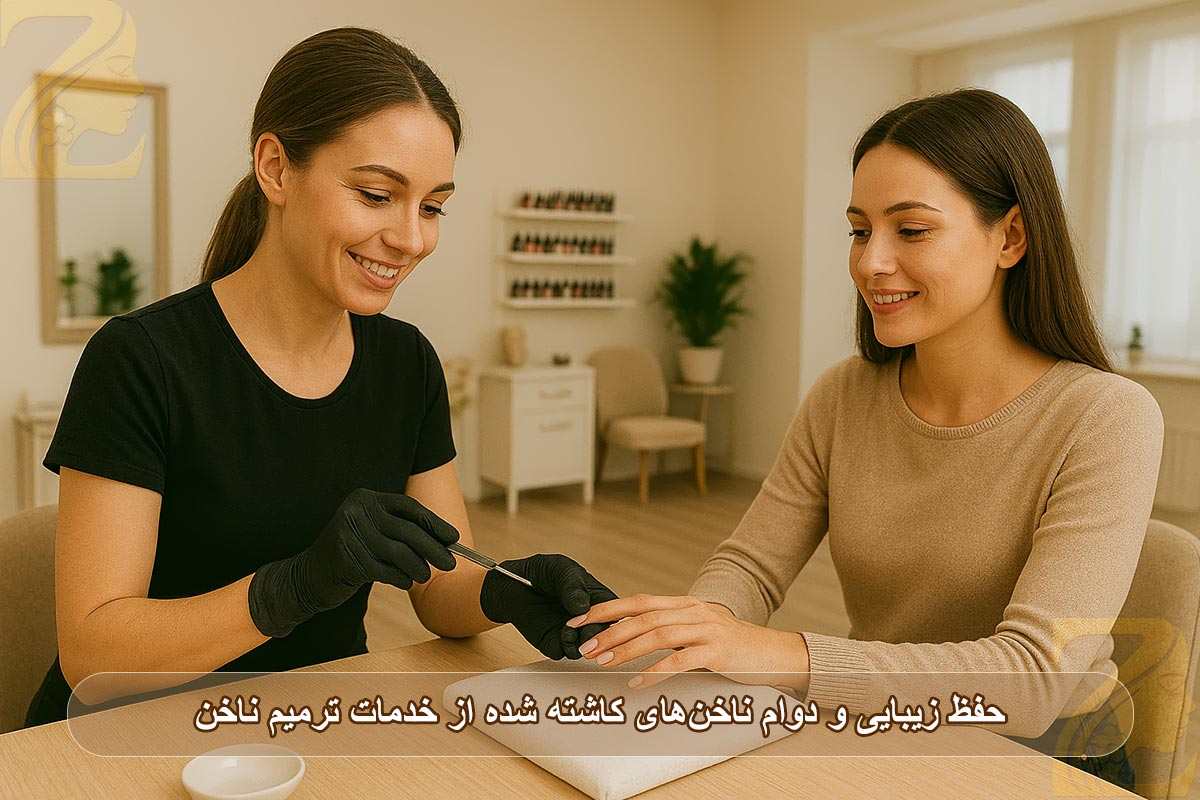 حفظ زیبایی و دوام ناخنهای کاشته شده از خدمات ترمیم ناخن
