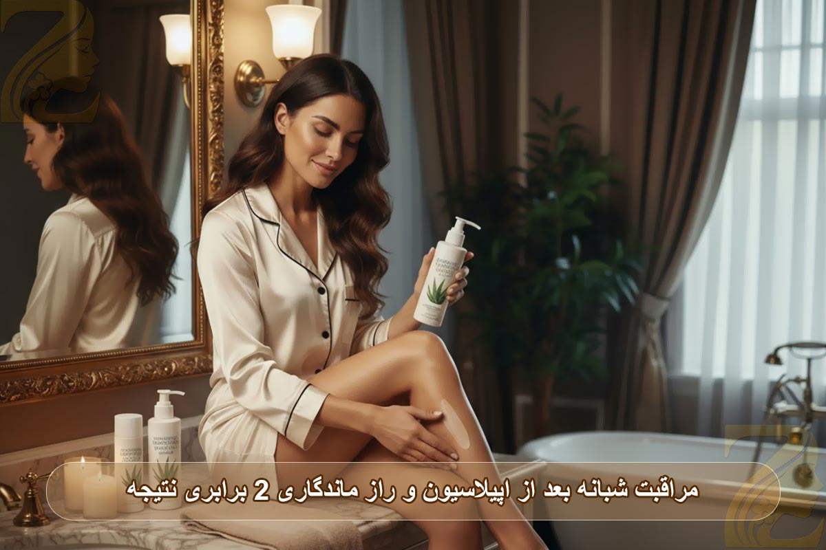 مراقبت شبانه بعد از اپیلاسیون: راز ماندگاری ۲ برابری نتیجه