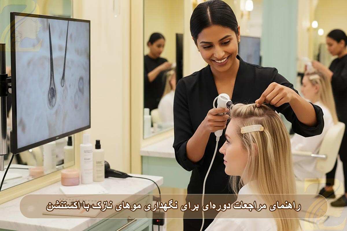 مراجعات دوره‌ای برای نگهداری برای حجیم‌کردن موهای نازک با اکستنشن