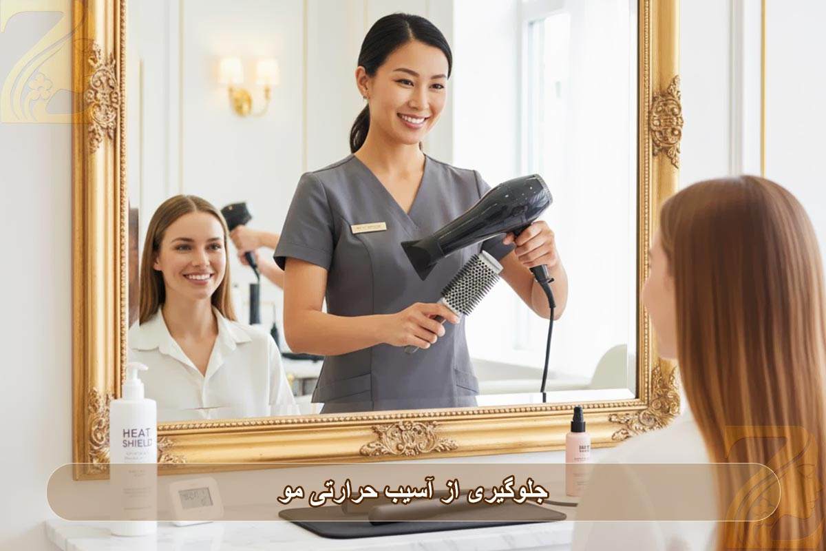 روش‌های جلوگیری از آسیب حرارتی مو