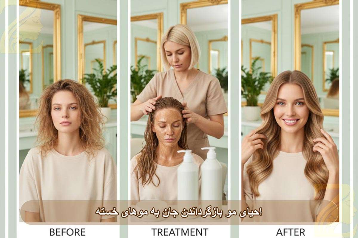 احیای مو و بازگرداندن جان به موهای خسته