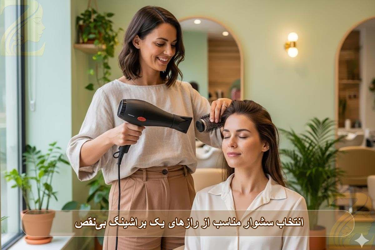 انتخاب سشوار مناسب از رازهای یک براشینگ بی‌نقص