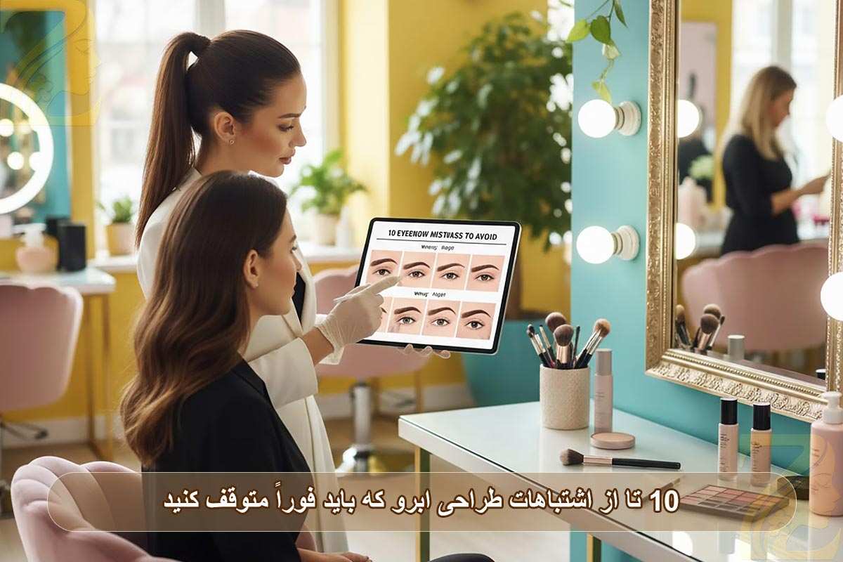 ۱۰ تا از اشتباهات طراحی ابرو که باید فوراً متوقف کنید