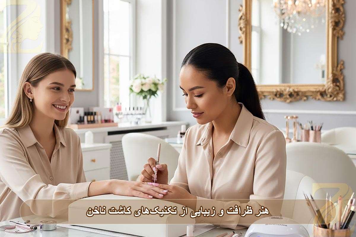 هنر ظرافت و زیبایی از تکنیک‌های کاشت ناخن