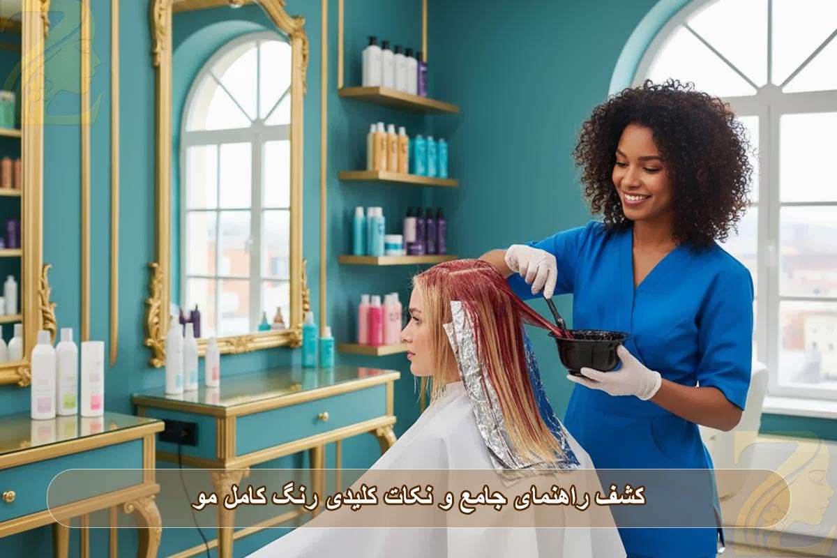 رنگ کامل مو: کشف راهنمای جامع و نکات کلیدی