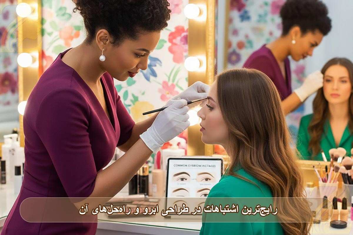 رایج‌ترین اشتباهات در طراحی ابرو و راه‌حل‌های آن