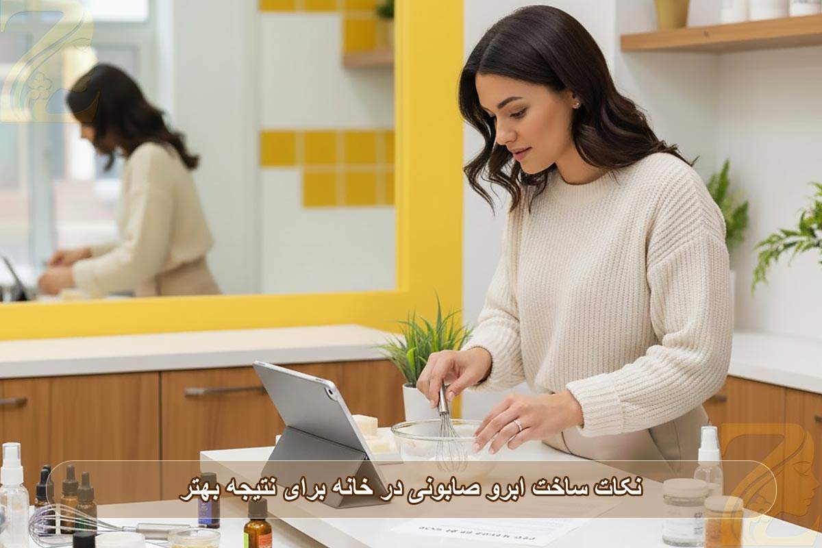 نکات ساخت ابرو صابونی در خانه برای نتیجه بهتر