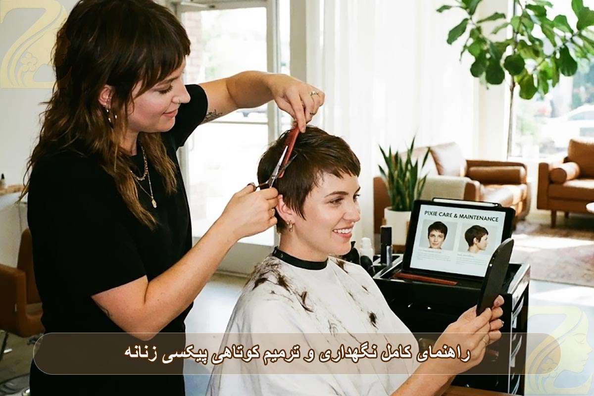 کوتاهی پیکسی زنانه؛ راهنمای کامل نگهداری و ترمیم